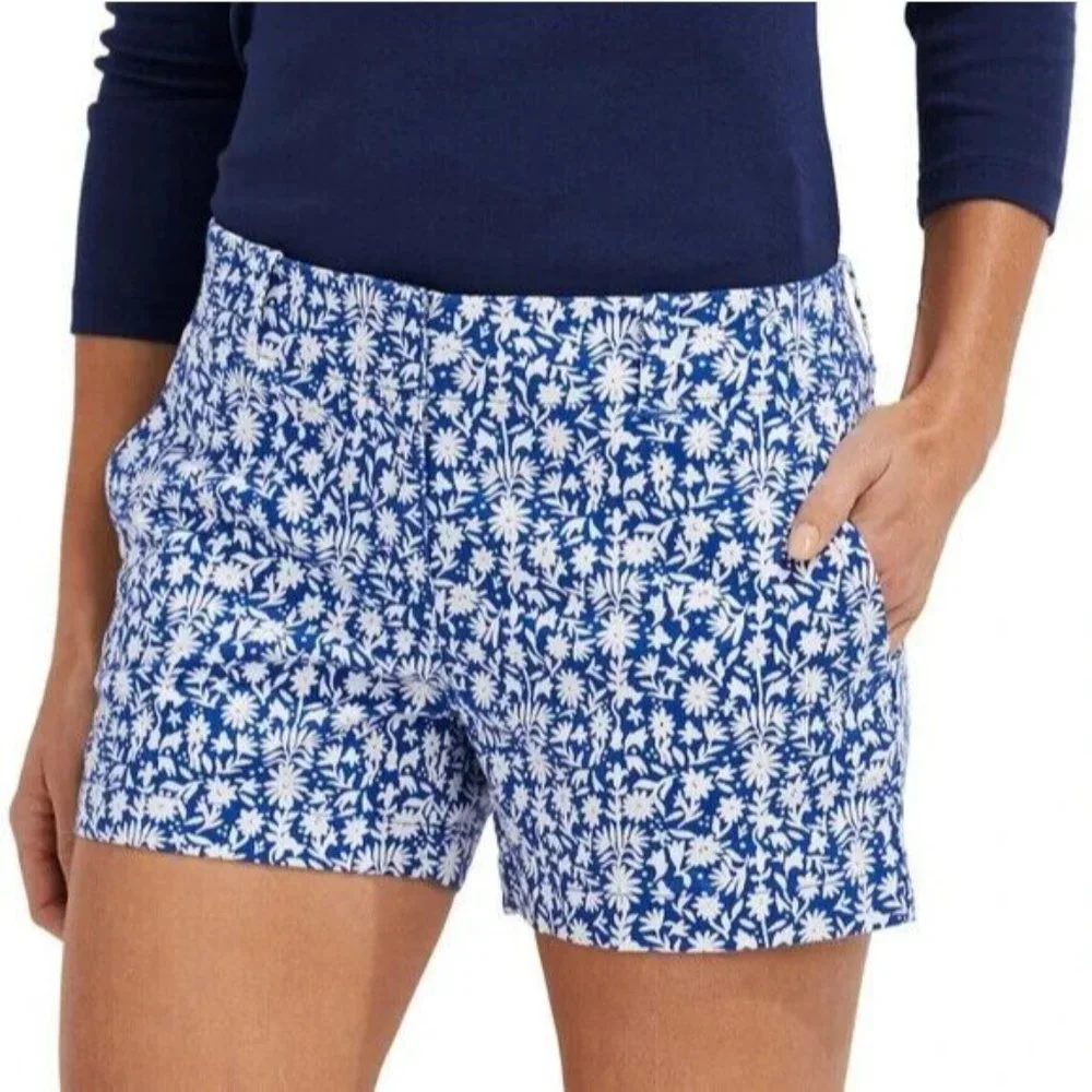 VINEYARD VINES‎ Women's 1/2 Inch Otomi Print Every Day Shorts Size 0