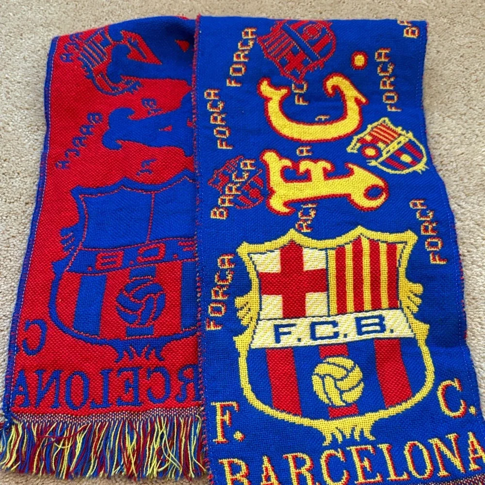 FC Barcelona Blue and Red Scarf
