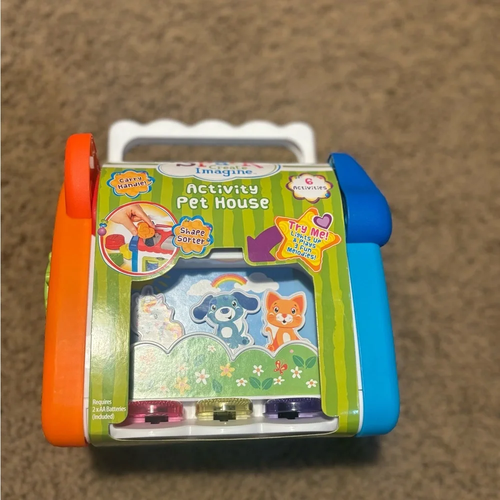 Kids Activity Toy Spark Create Imagine in Blue and Green