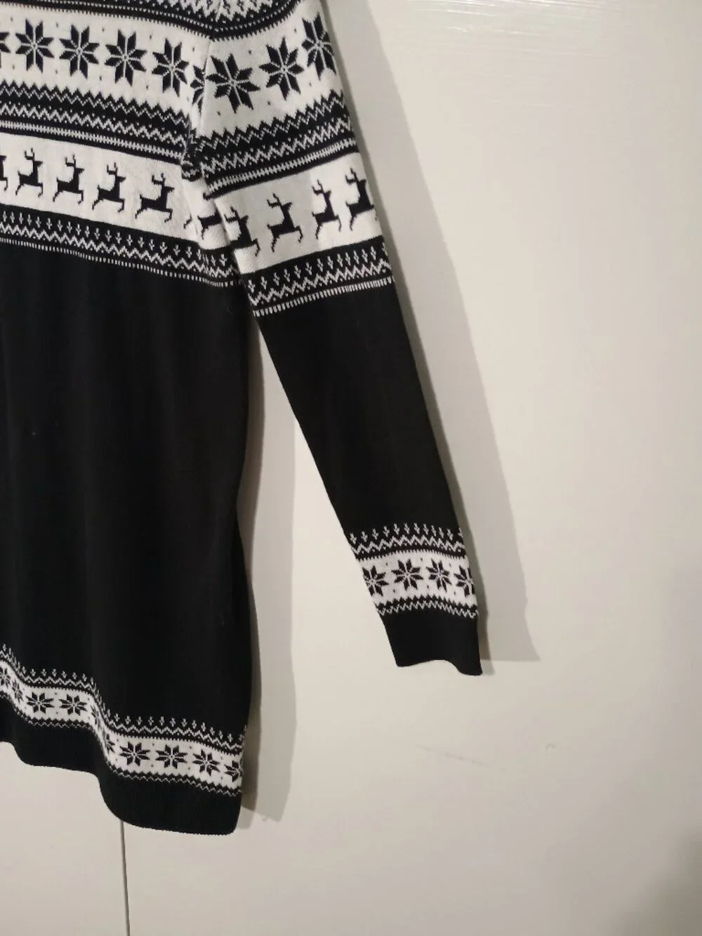 The Children’s Place Girls Fair Isle Reindeer Sweater Dress Size Large 10/12 NWT