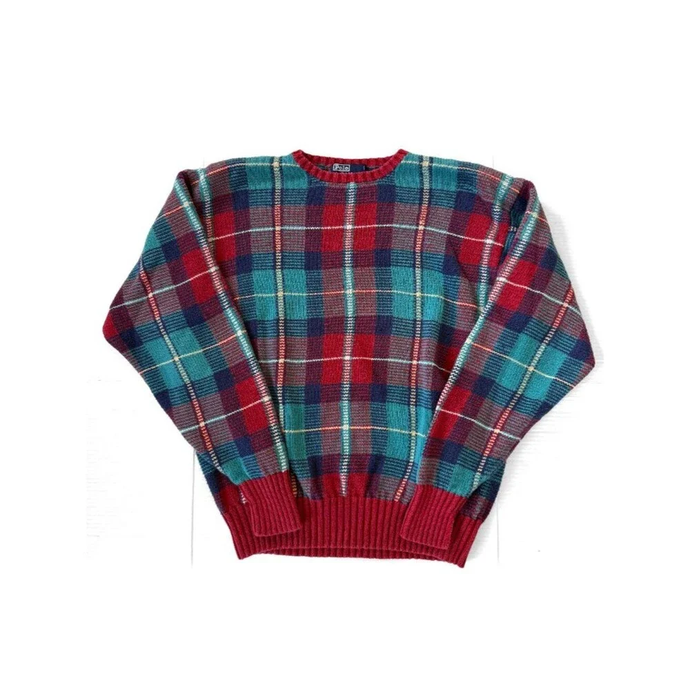 Polo Ralph Lauren Plaid Crewneck Sweater