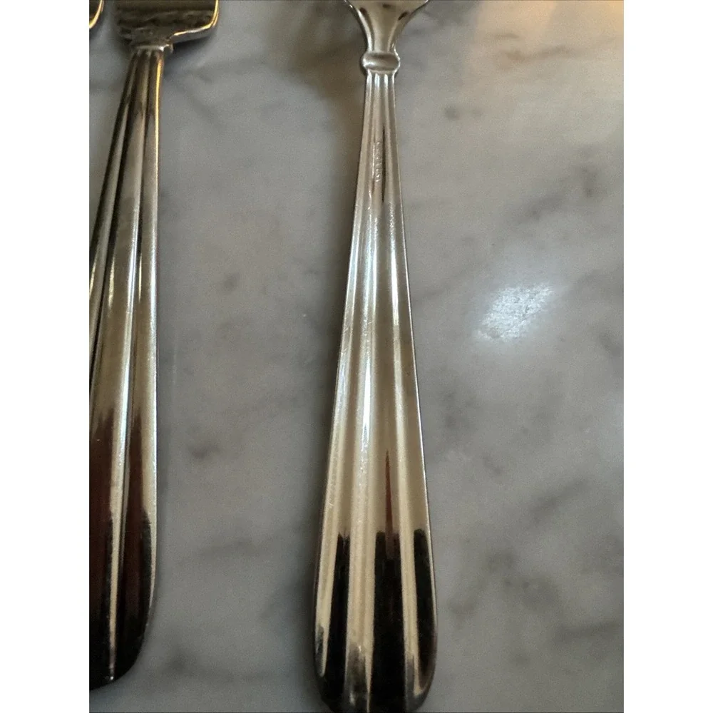 ONEIDA Stainless Flatware TENNYSON Lot Of 7 Spoon Fork Knife
