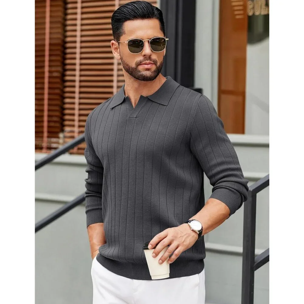 Coofandy polo sweater