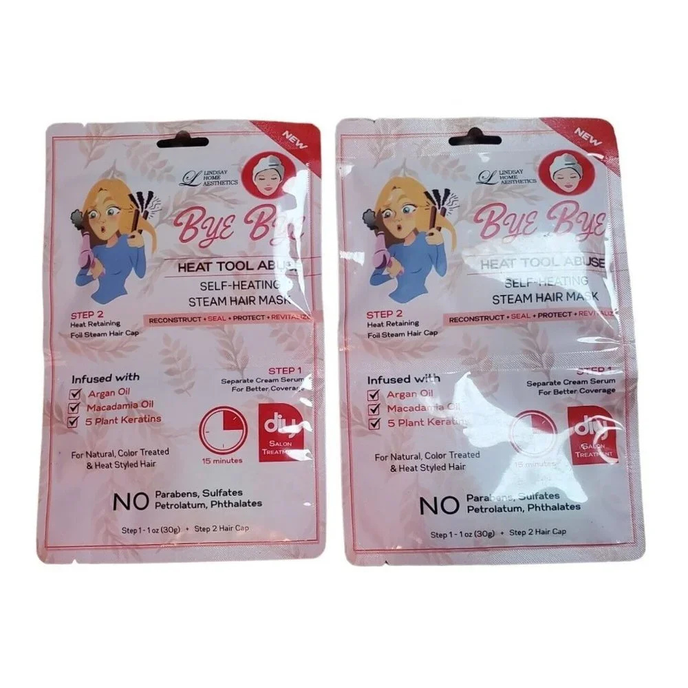 Steam Hair Mask 2 pack for Dry Damaged Hair Deep Conditioner Hair Treatment
