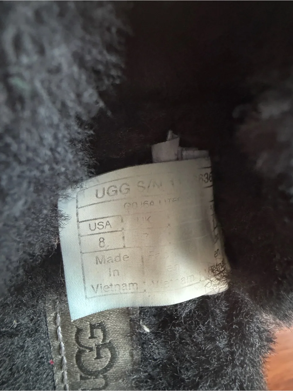 UGG plush shearling
