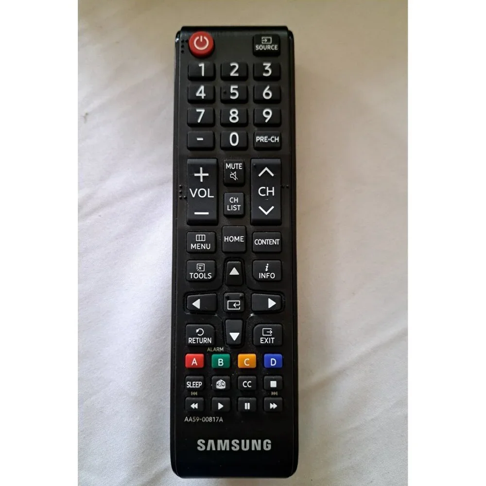 Samsung AA59-00817A Black Television Remote Control Rectangular Battery Operated