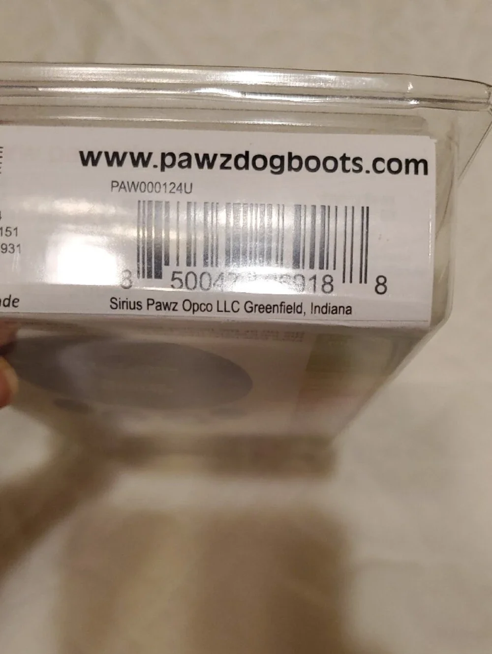 PAWZ size guide