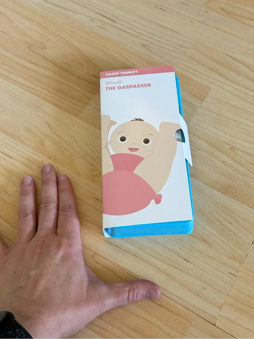 Windi The Gasspasser Baby Tummy Relief Tube - Pink & Blue