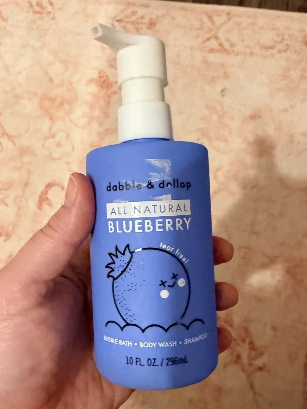 dabble & dollop Blueberry Bubble Bath, Body Wash & Shampoo