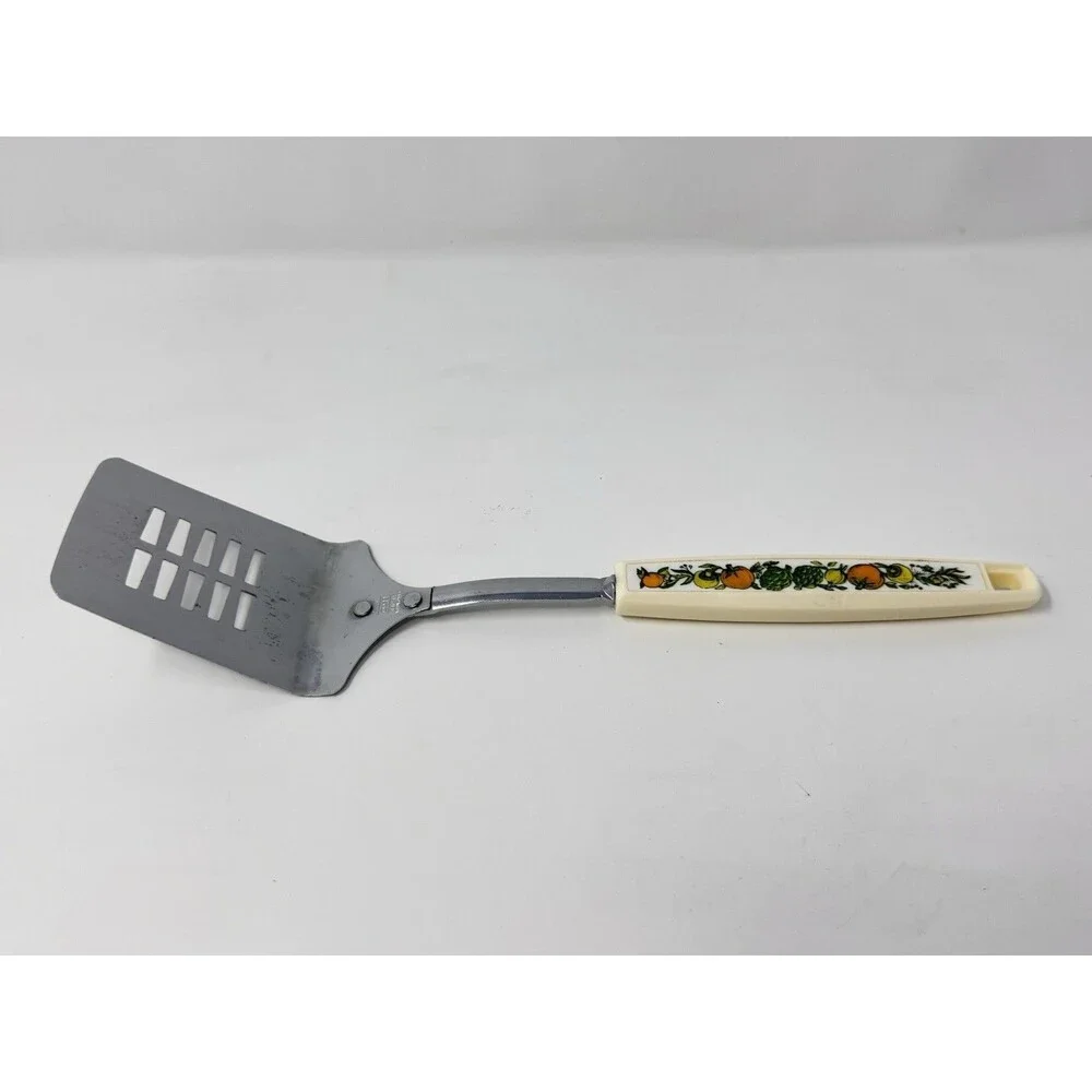 Vintage Ekco Chrome Plated Spice of Life Slotted Turner 11” USA