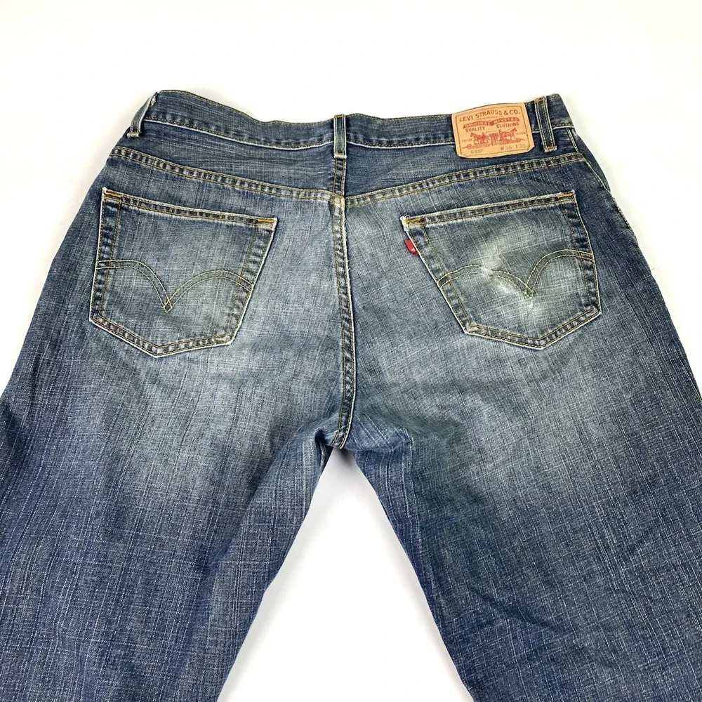 Levis 559 Jeans‎ Men 36x30 Medium Wash Blue Denim 100% Cotton