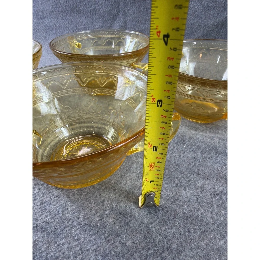 federal glass vintage amber