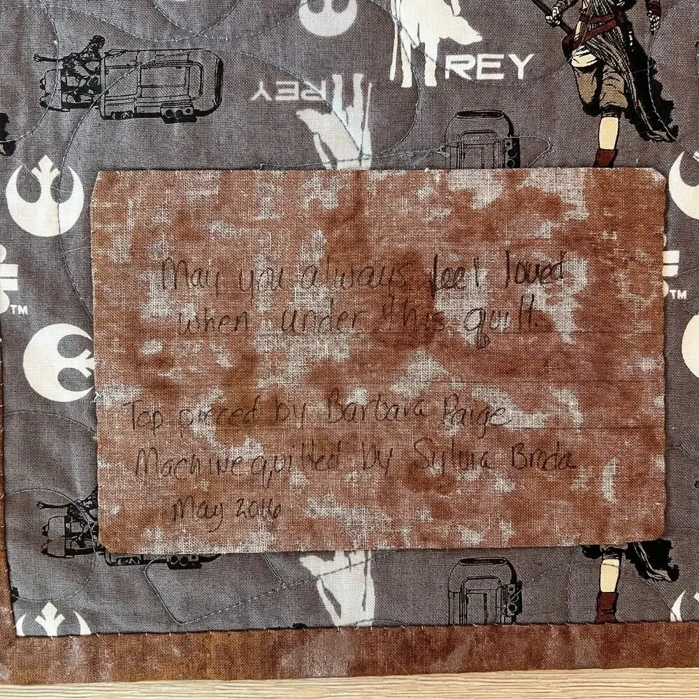 Handmade quilt star