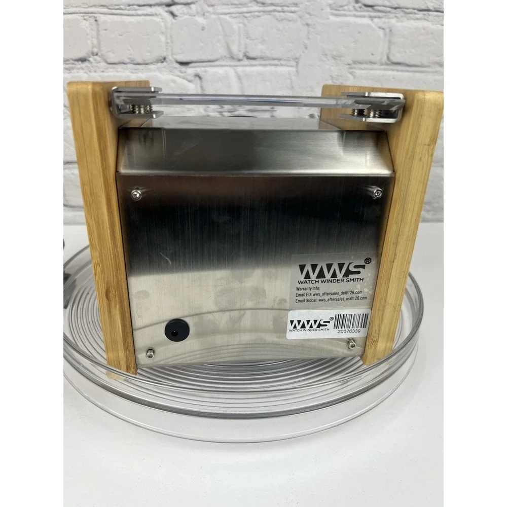 Watch Winder Smith Single Automatic Watch‎ Winder Box Bamboo Tested Works