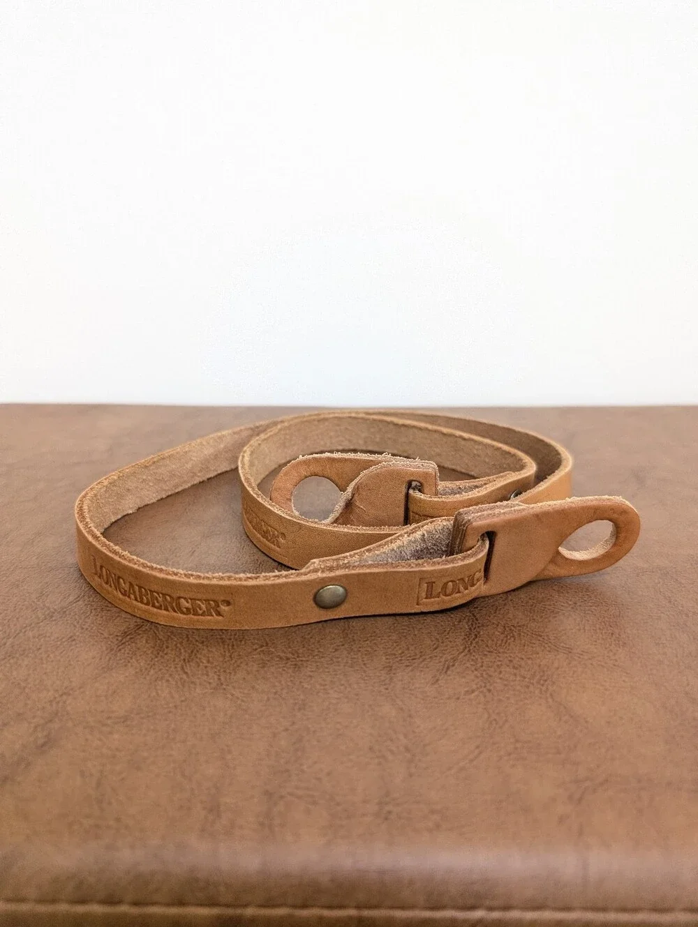 Longaberger leather strap