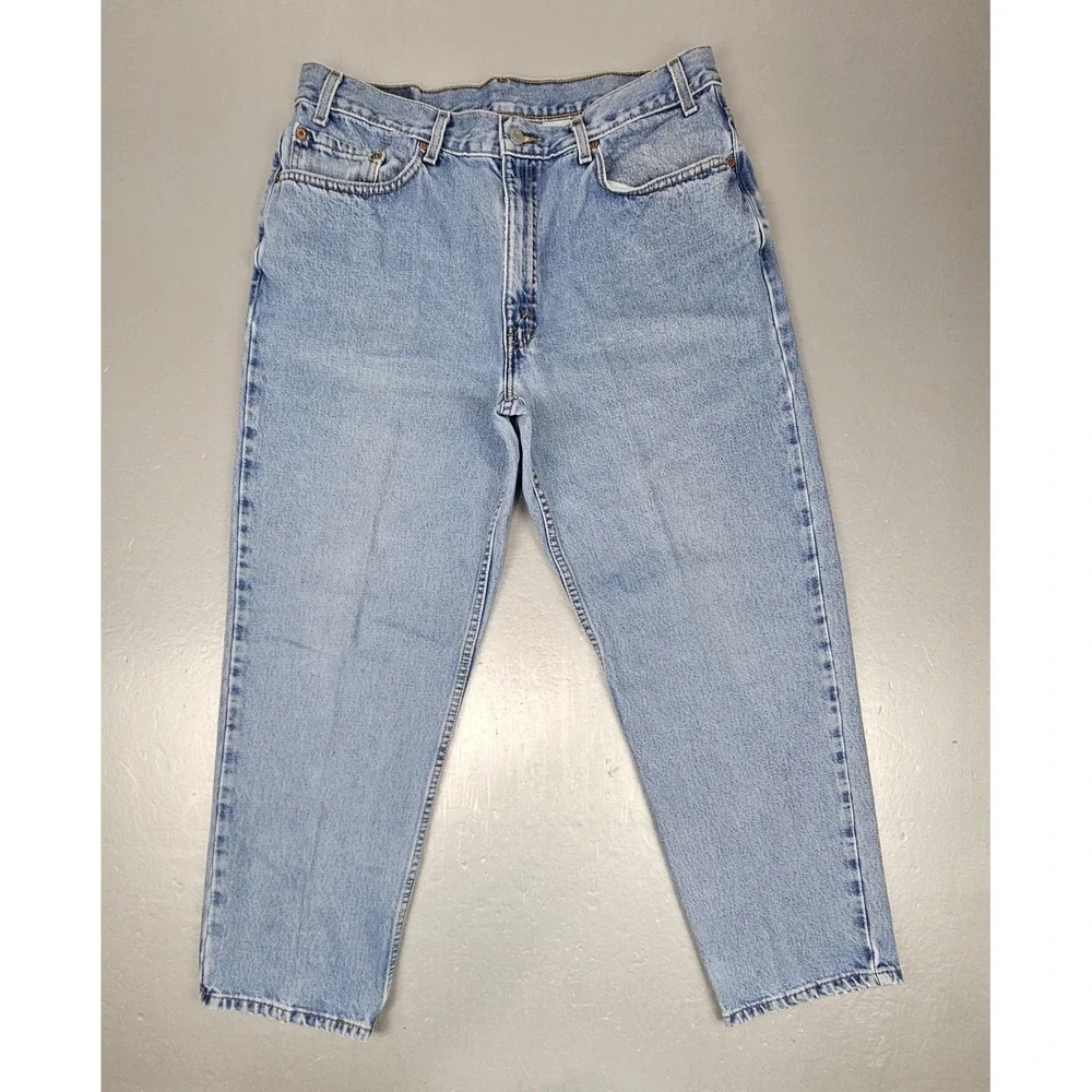 Vintage Levis‎ 550 Jeans Men 38x30 Blue Relaxed Fit 90s Light Wash Casual