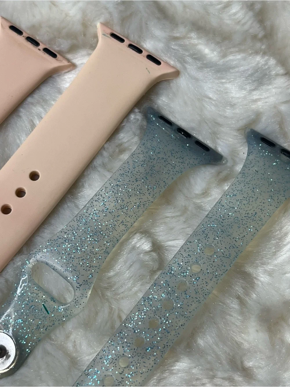 Apple Watch 38mm Silicone Replacement Bands Set of Two