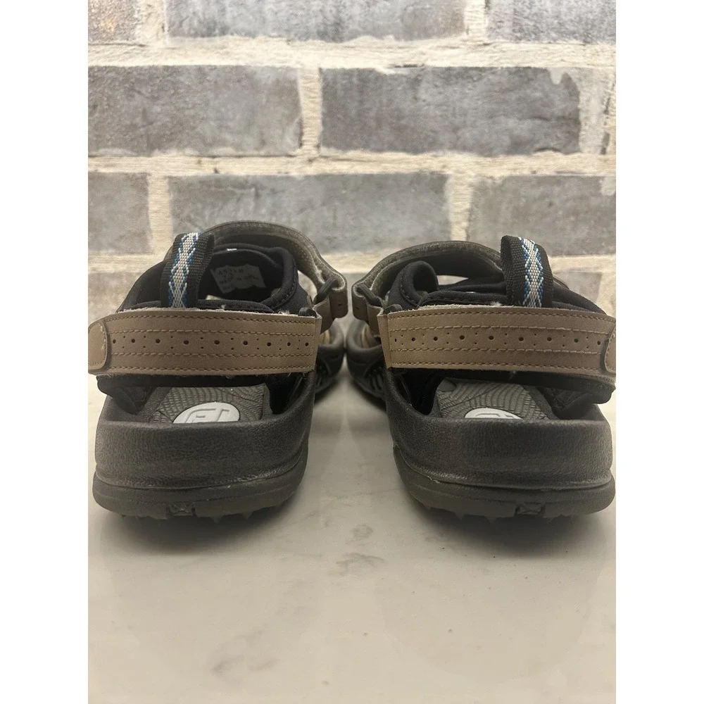 Footjoy FJ Men Size 7 Soft Spike Golf Sandals Taupe Brown