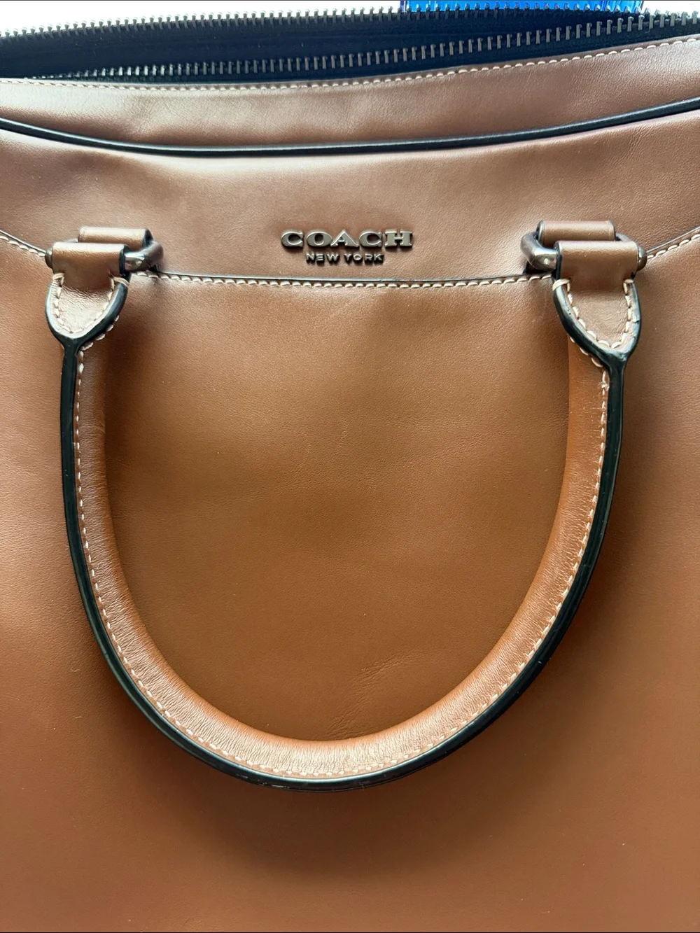Coach sleek leather