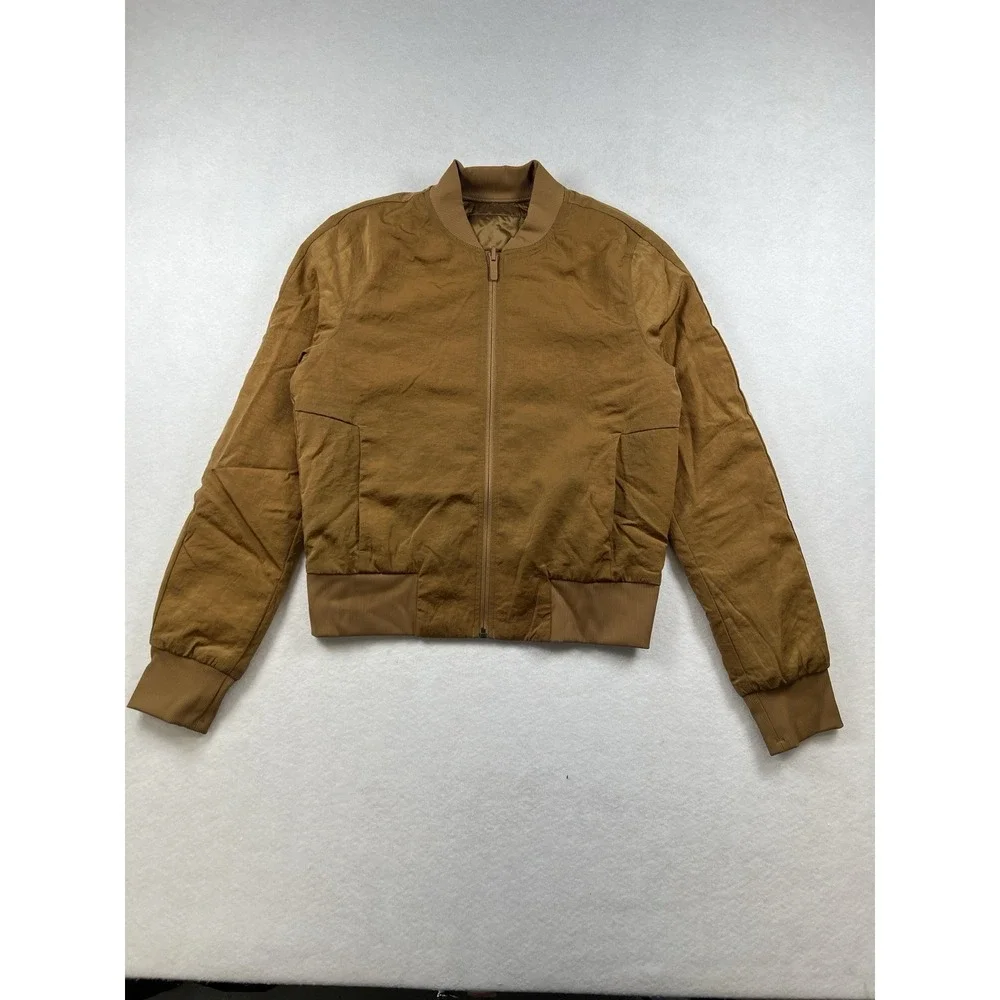 Lululemon Non Stop Bomber Jacket Womens 4 Frontier Full Zip Reversible Primaloft