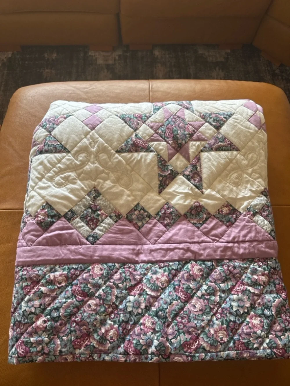 Handmade quilting floral
