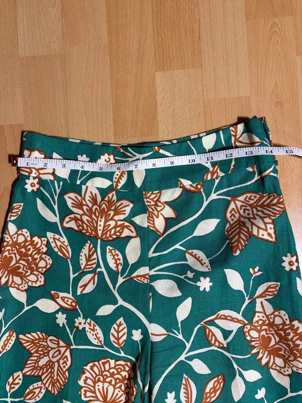 Sezane floral trousers breathable