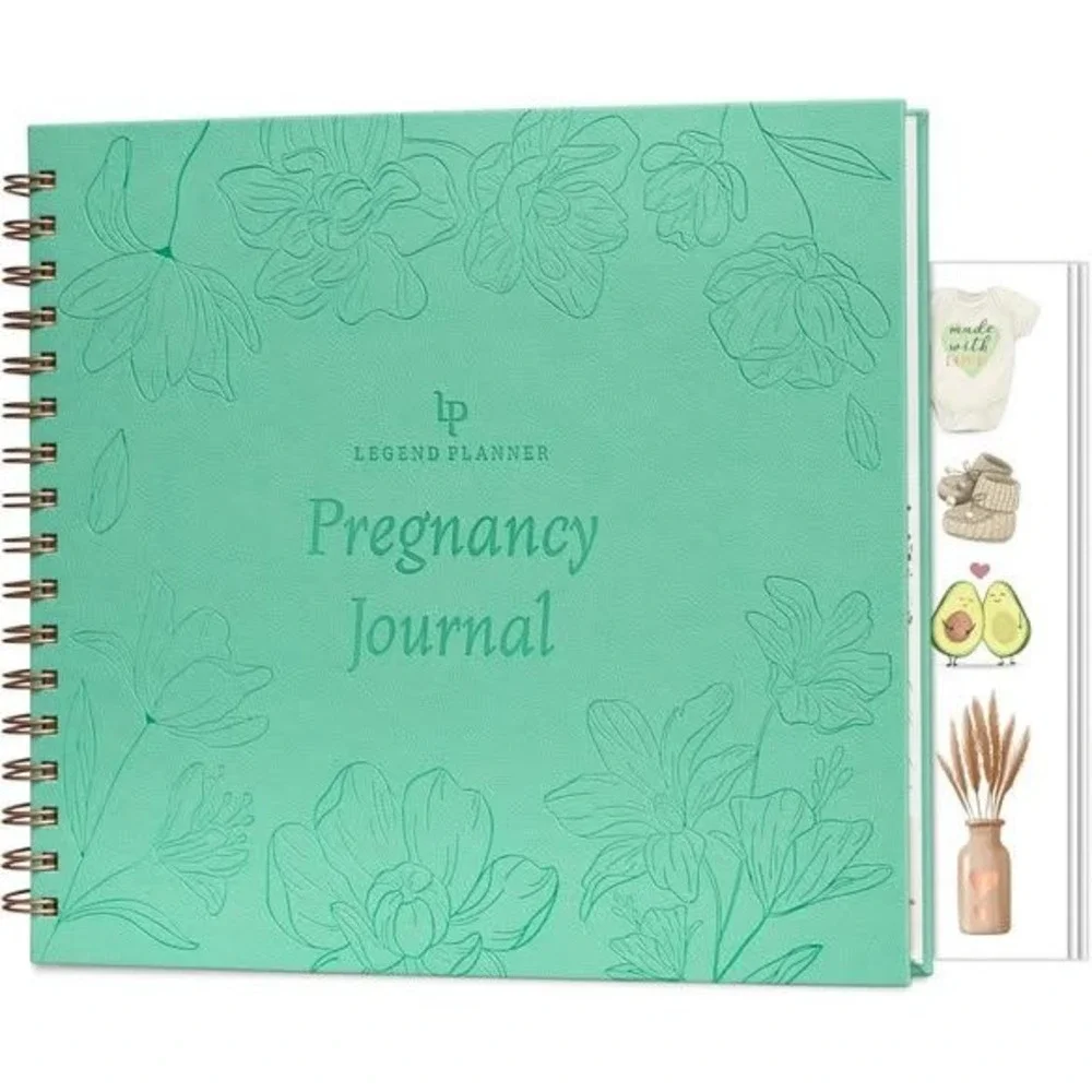 Legend Planner Pregnancy Journal Keepsake,‎ Baby Memory Book, Scrapbook
