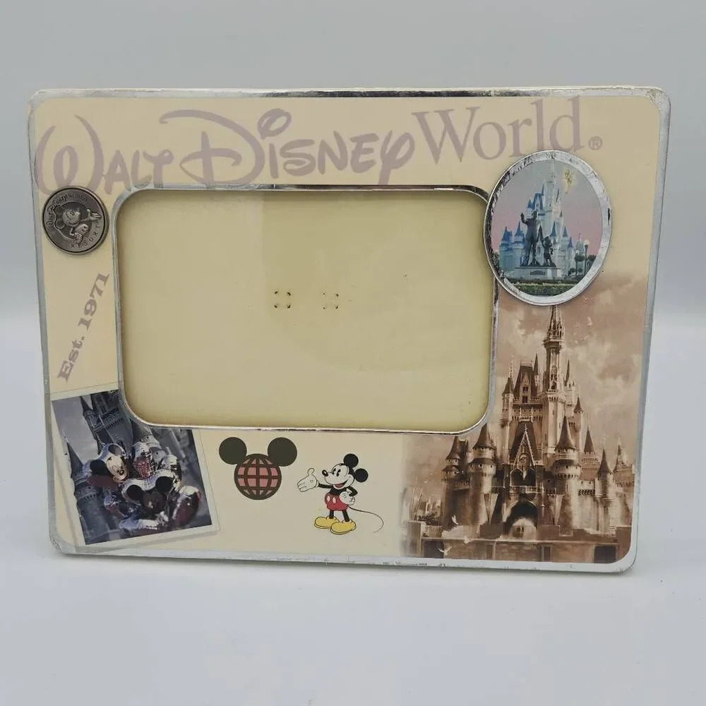 Vintage Mickey Mouse magical kingdom frame