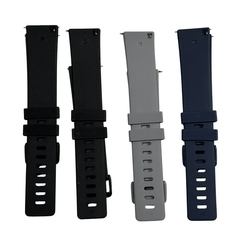 Lot of 4 Watch Bands Fitbit Versa 2 Quick Release Straps Black Grey Navy Large