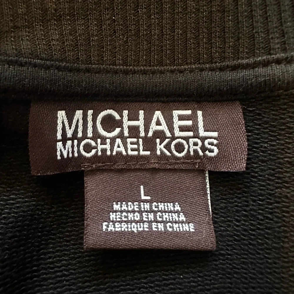 Michael Kors Black Bomber Jacket