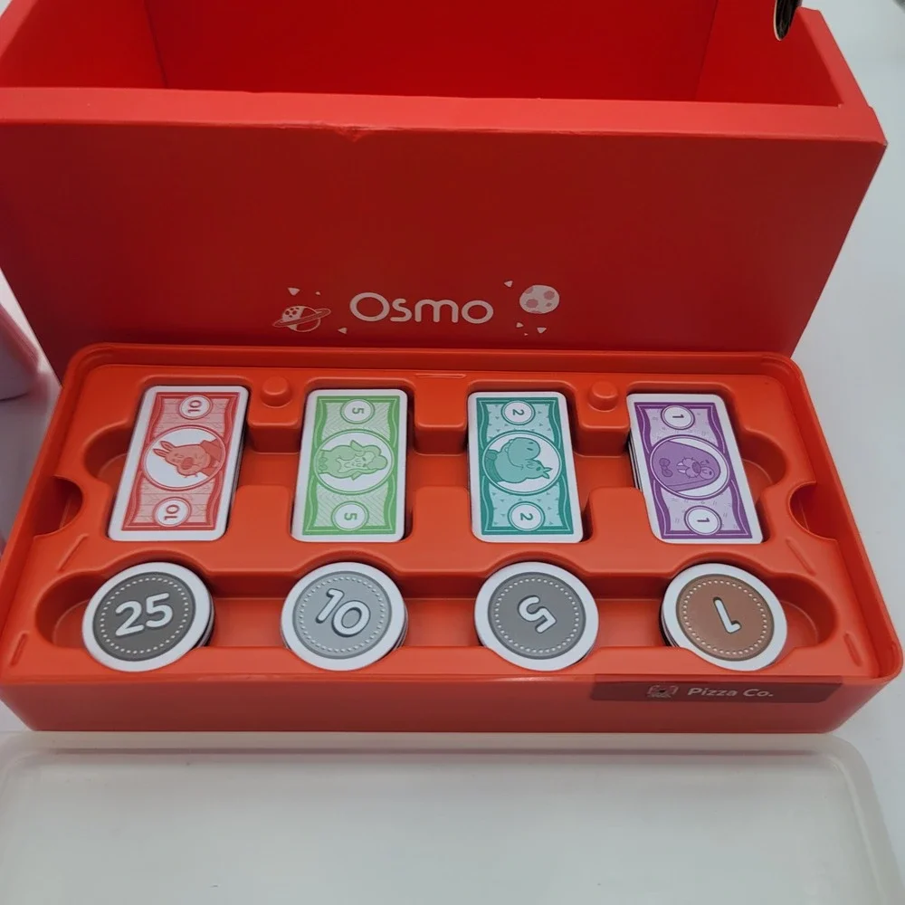 Osmo Pizza Co and Creative Starter Kit for iPad Learning Game Bundle Red White