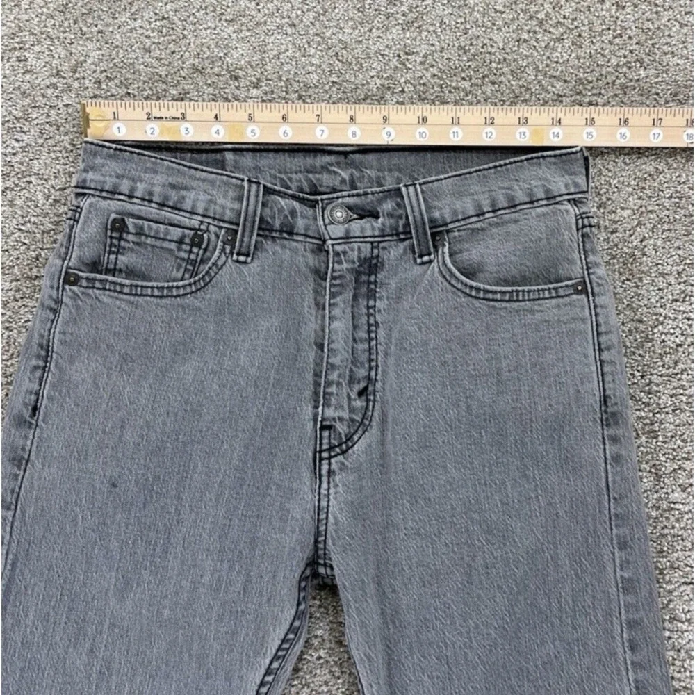 Levis 505 Jeans Mens Size‎ 30x31* Grey Regular Narrow Straight Flex Denim Egypt