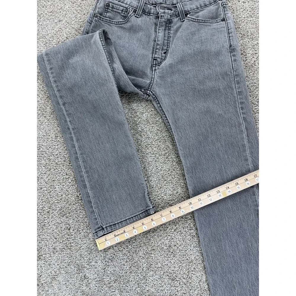 Levis 505 Jeans Mens Size‎ 30x31* Grey Regular Narrow Straight Flex Denim Egypt
