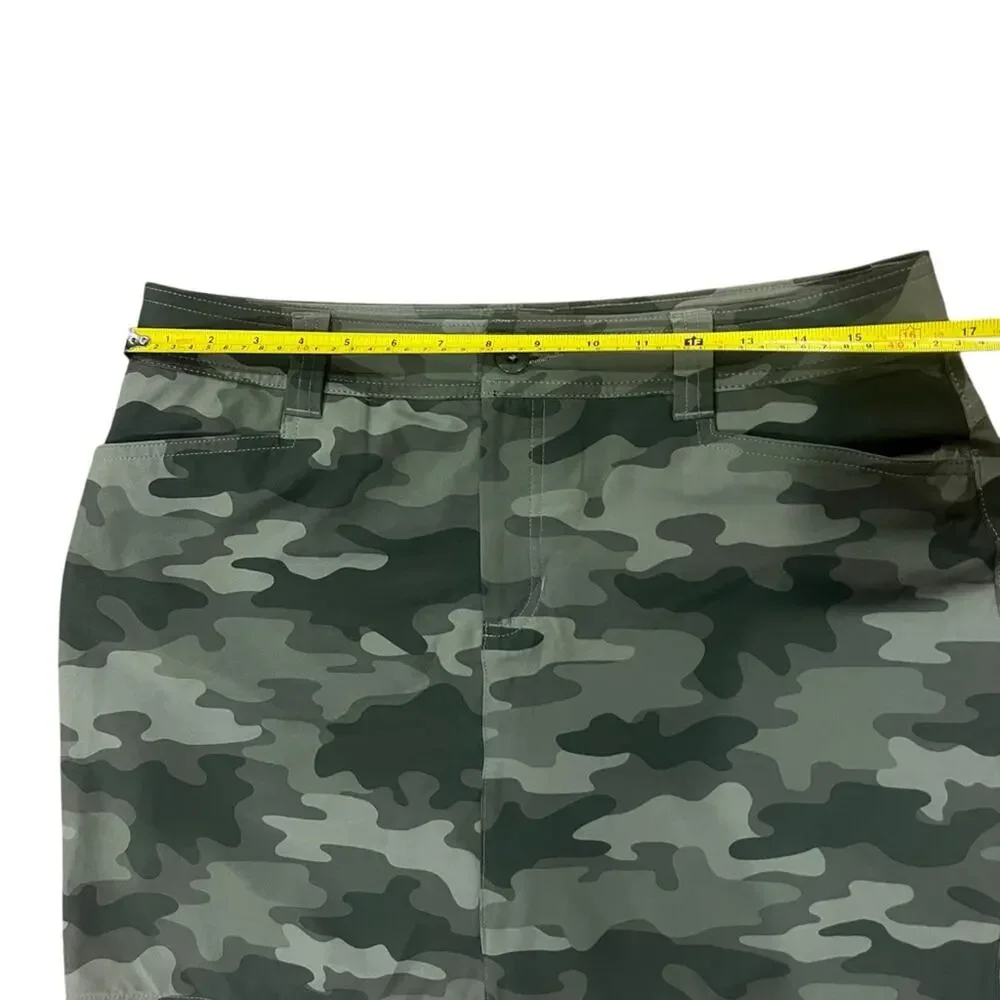 Eddie Bauer Mini Skort Womens Size 10 Green Camouflage Adventurer 2.0 HIking