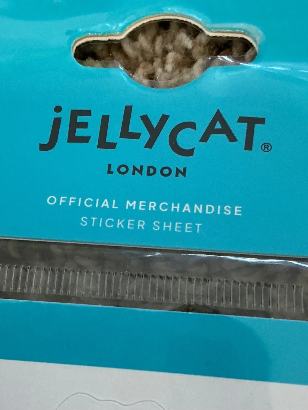 Jellycat sticker sheet