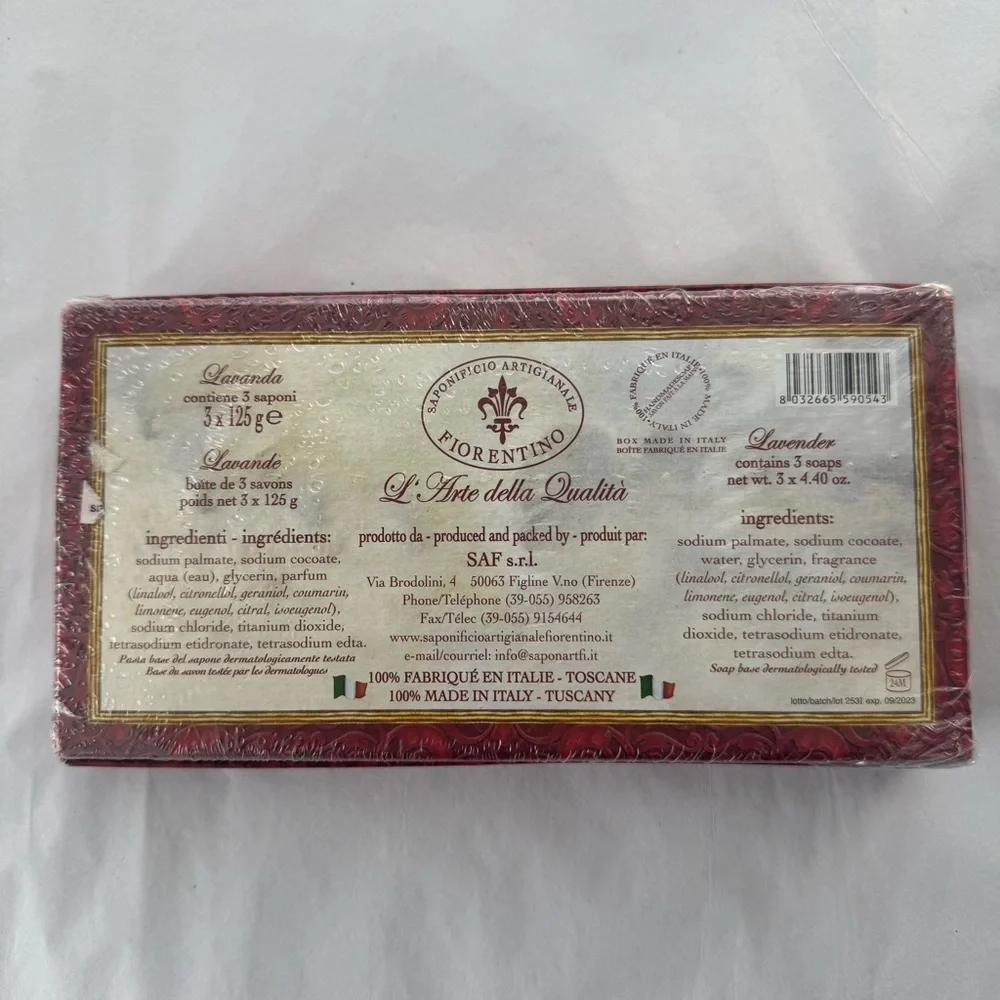 Saponificio Artigianale Fiorentino handmade bars
