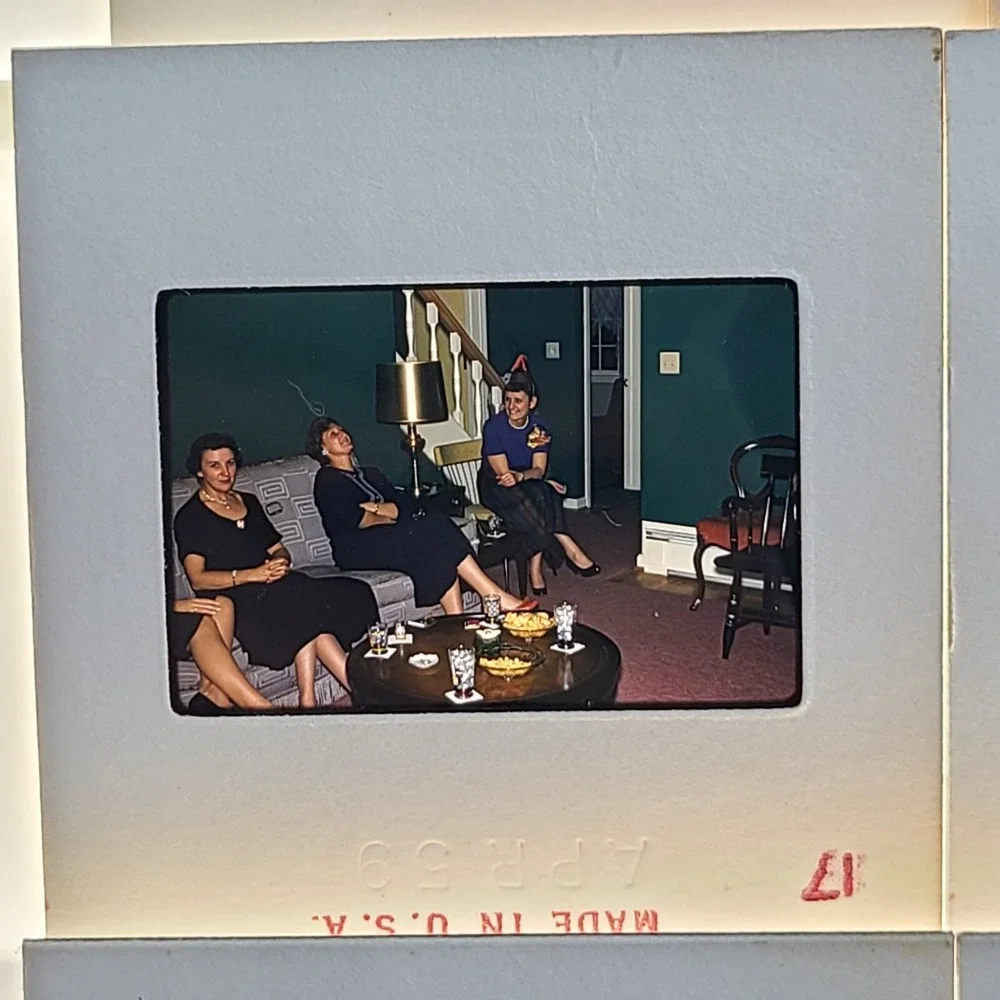Lot of 30 Slides‎ Party Christmas People Gatherings 1968