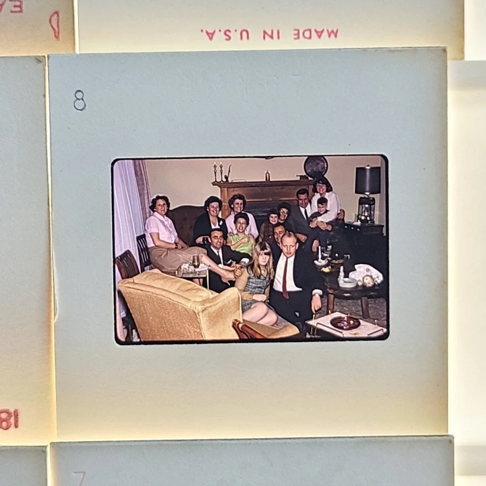 Lot of 30 Slides‎ Party Christmas People Gatherings 1968