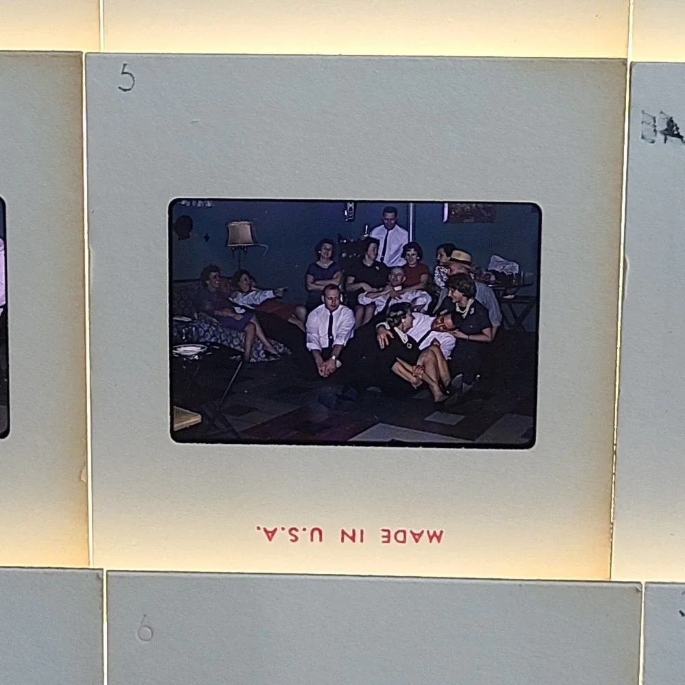 Lot of 30 Slides‎ Party Christmas People Gatherings 1968