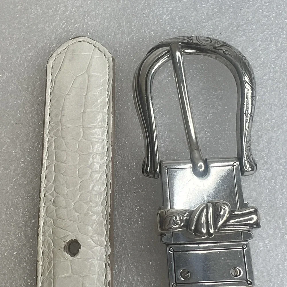 Brighton leather reversible belt