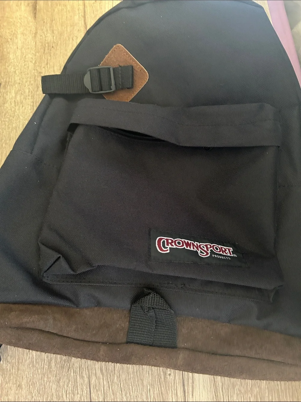 Crown sport black backpack