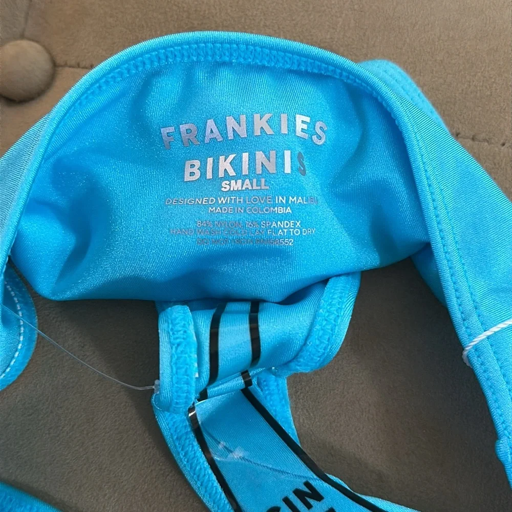 Frankies Bikinis top nwt below