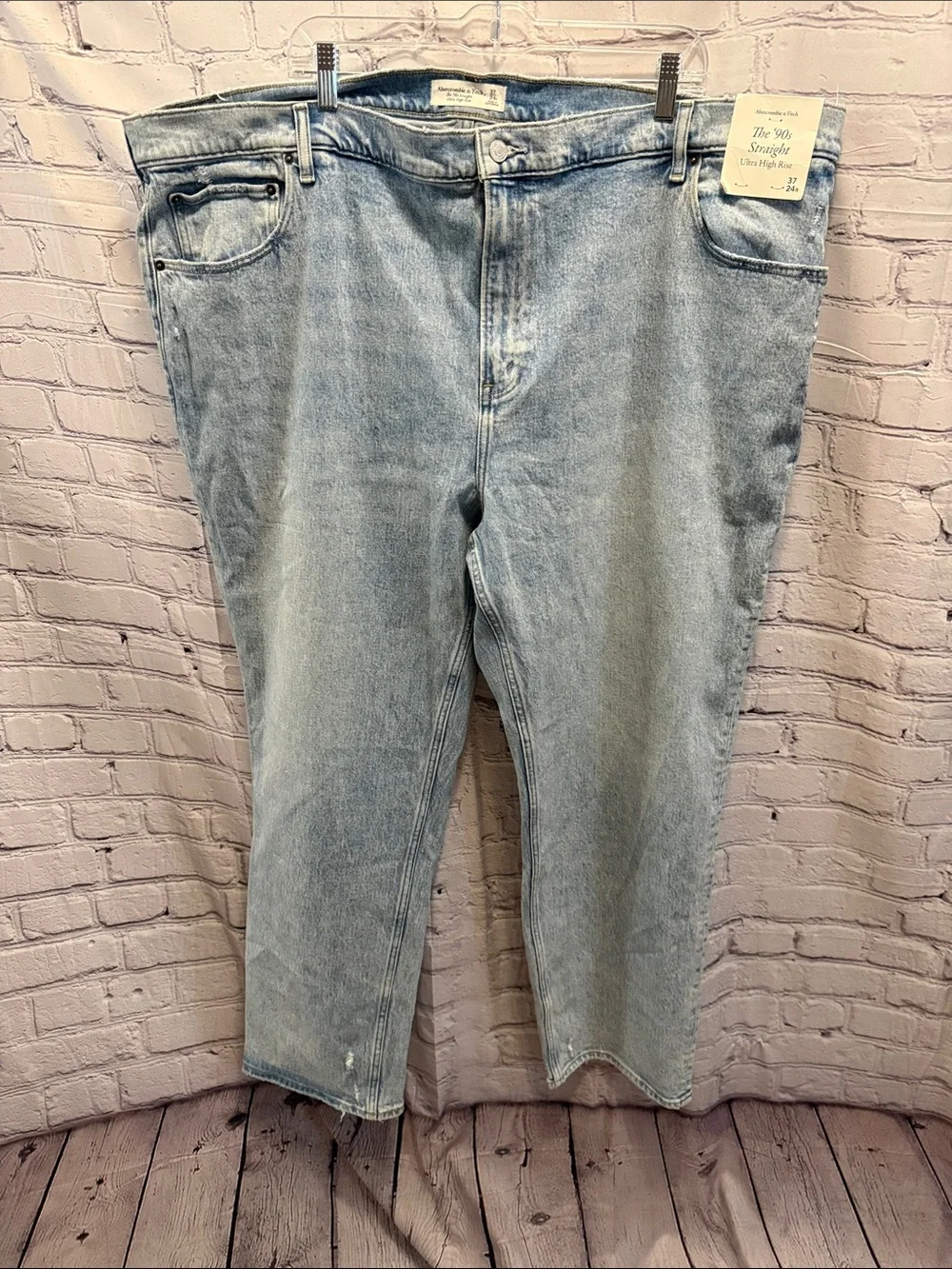 Abercrombie & Fitch Light Blue Straight Leg Jeans