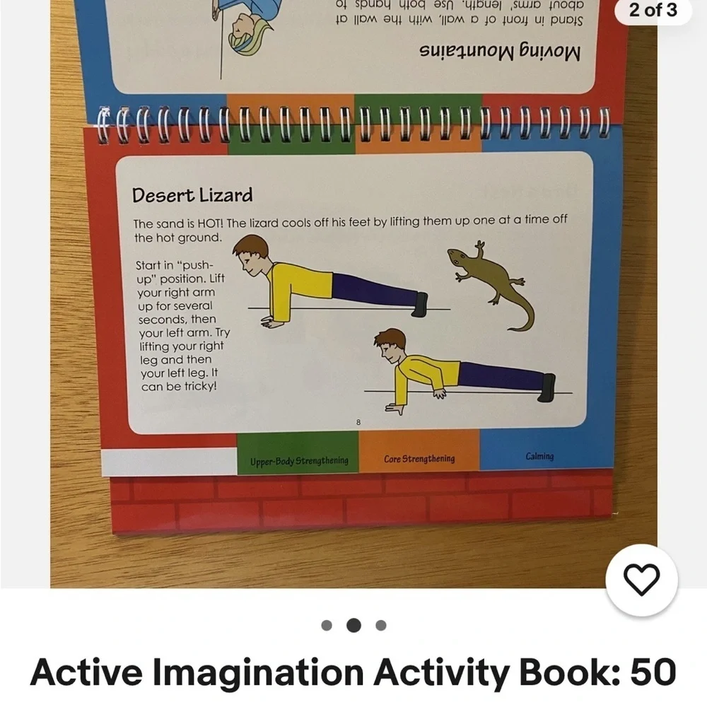 Active Imagination Activity Book – 50 Sensorimotor Activities for Kids by OT