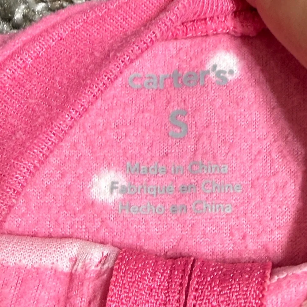 Carter's Pink Polka Dot Butterfly Fleece Sleep Sack
