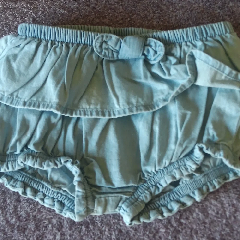 Baby Ruffle Bloomers - Light Blue NWT
