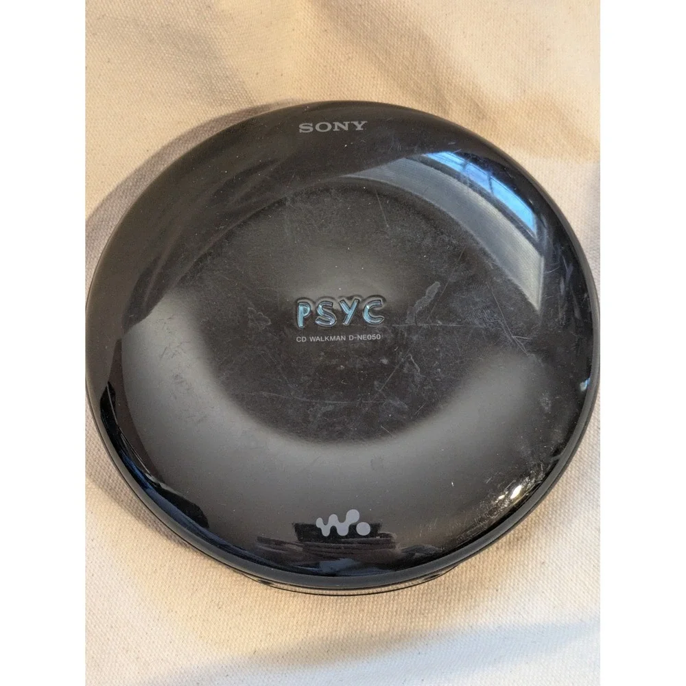 Sony PSYC CD Walkman D-NE050 Portable CD Player Black MP3 G-Protection Working‎