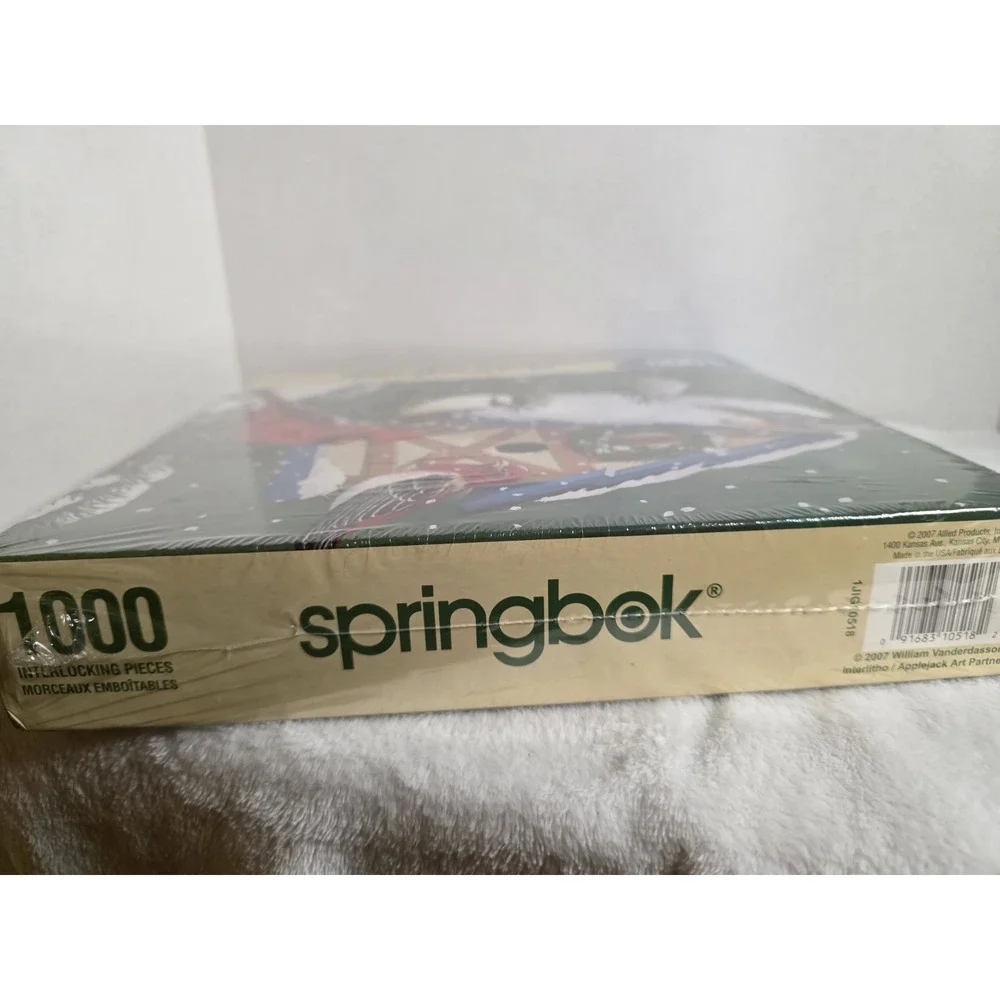 Springbok Winter Cottage 1000 Piece Puzzle Brand‎ New Sealed SEE DESCRIPTION