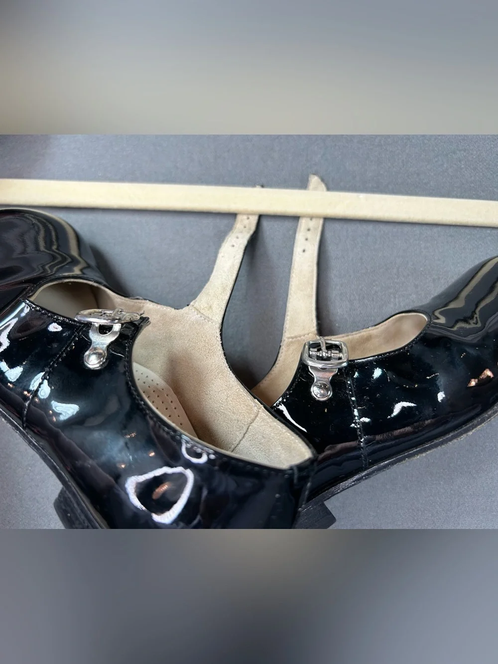 Girls Black Patent Mary Jane Shoes by Little Eric Size 30