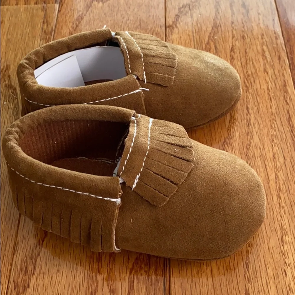 Brand new baby moccasins